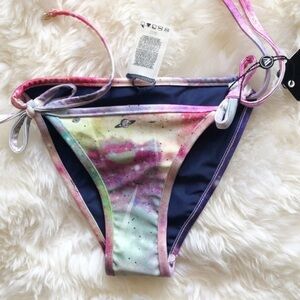 NWT Wildfox Space Cadet tie dye rainbow swimsuit